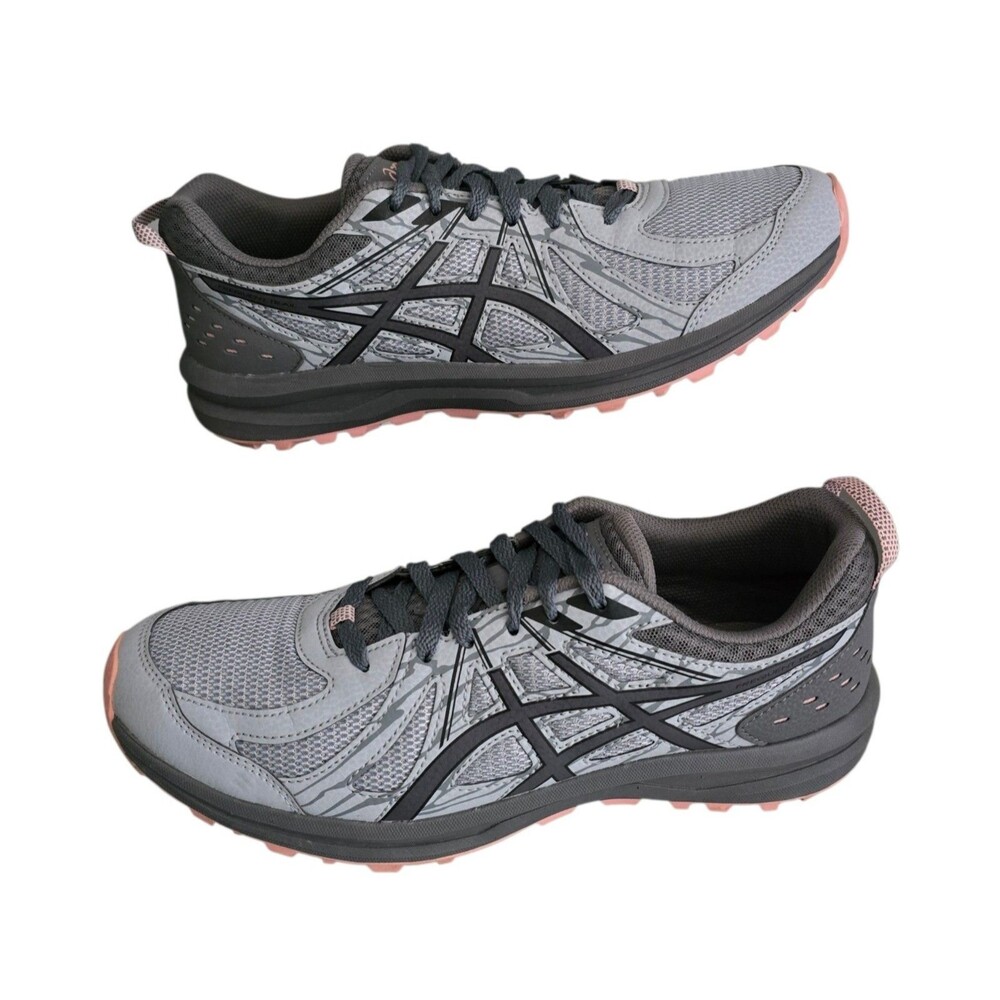 Asics Frequent Trail Running Sneakers Womens Size 11 Gray Shoes 1012A022